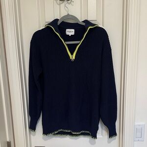 FRNCH Paris Navy Sweater Size M